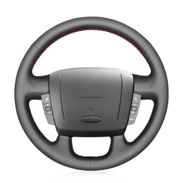 Imagem de MEWANT Capa de volante de carro costurada para Peugeot Boxer 2007-2022 / Citroen Jumper 2007-2022 / Fiat Ducato 2006-2021 Acessórios para volante