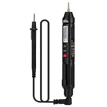Imagem de Multímetro Digital Hadheld Caneta de Teste Elétrico Voltagem Profissional Diodo Resistência Teste de Continuidade True RMS Testador de Medição Automática Medidor de Reconhecimento de Fio Vivo com