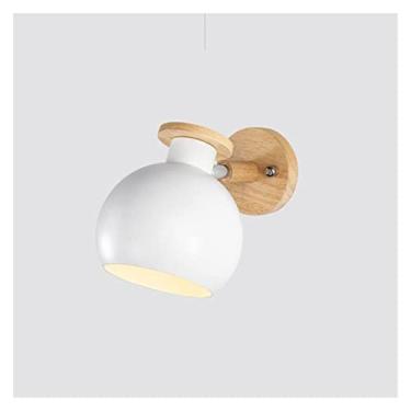 Imagem de Arandela moderna, luminária de parede, estilo luzes de parede de madeira compatíveis com iluminação interna para casa, iluminação de escada para quarto infantil, arandela moderna, luminárias