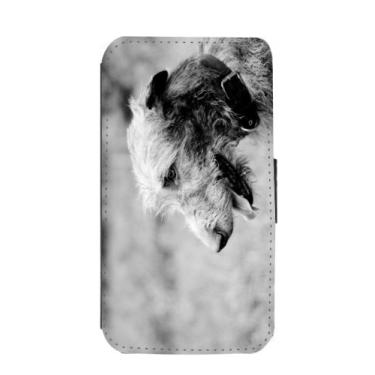 Imagem de Rikki Knight Capa carteira flip com design de cachorro Wolfhound irlandês com aba magnética para Samsung Galaxy S3