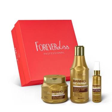 Imagem de Kit Presente Banho De Verniz Forever Liss
