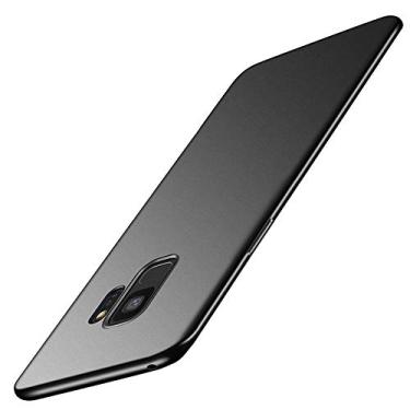 Imagem de Capa para Galaxy S9, fina, macia, flexível, TPU (poliuretano termoplástico), gel de borracha de silicone, leve, antiarranhões, à prova de choque, capa protetora para Samsung Galaxy S9 (preto fosco)