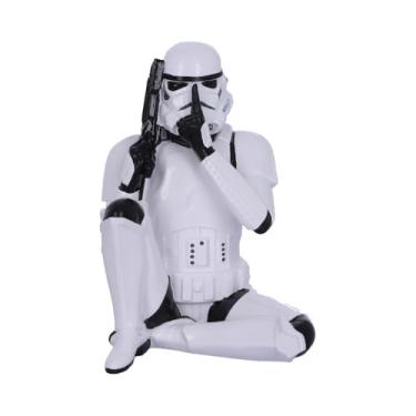 Imagem de Nemesis Now B4894P9 Stormtrooper Original Três Sábios Ficção Científica Speak No Evil, Multicolorido, 10 cm