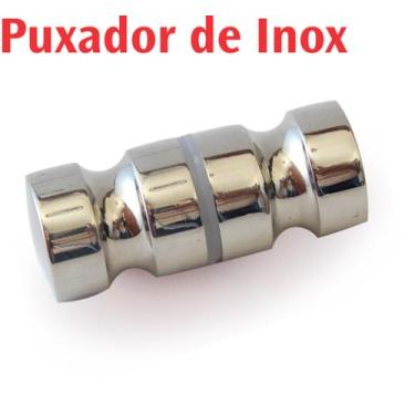 Imagem de Puxador para Porta de Vidro Box Inox Cromado - SB Flexíveis