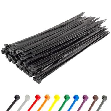 Imagem de GTSE 30,5 cm - Gravatas de zíper para serviço pesado, pacote com 100, força de 54,4 kg, abraçadeiras de nylon resistentes a UV, envoltórios de gravata de 30,5 cm autotraváveis