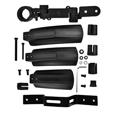 Imagem de Kit de Lamas de Guarda -Lamas de Pneus Traseiro da Lama de Lama de Bicicleta para Ciclismo Ao Ar Livre Adequado para Todos Os Tubos Dianteiros de Bicicleta de Diâmetro Preto