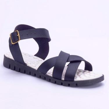 Imagem de Sandalia Feminina Ortopédica Esporão Fascite Alivio Nos Pés Macia Leve