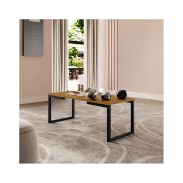 Imagem de Mesa Lateral Mesinha Auxiliar Canto Encaixe Sofá Cama Nature