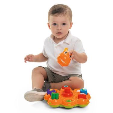 Imagem de Brinquedo educativo pula bloco ta te ti com som - TATETI