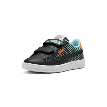 Imagem de PUMA Tênis infantil unissex Smash Hook and Loop, Puma Lago seguro para preto, 15