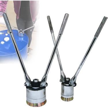 Imagem de Ferramenta de crimpagem de barril de vedação de tampa de tambor de 200L/53 galões Crimper de barril de óleo 35 mm e 70 mm Máquina de selagem de tampa de barril de óleo/ferro Alicate de vedaç