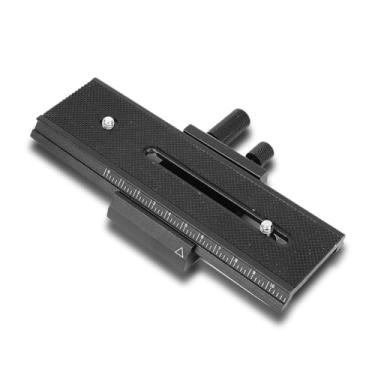 Imagem de Joyzan Deslizante de foco macro, deslizante de câmera de 2 vias e corrediça de disparo de close-up com parafuso de montagem de 0,6 cm para a maioria das câmeras DSLR e fotógrafos de CC de casamento registro de viagem vida diária