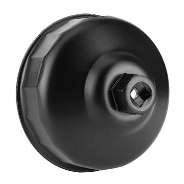 Imagem de Chave de filtro de óleo QANYEGN 16 flautas, ferramenta de remoção de tampa de chave de filtro de óleo, chave de filtro de óleo para troca de óleo