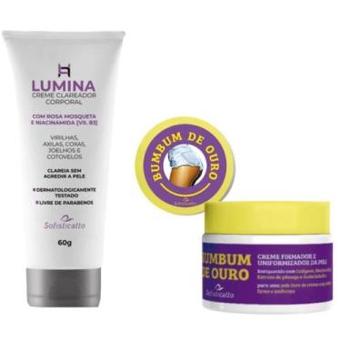 Imagem de Kit Clareador Virilha Axilas e Hidratante Firmador de Bumbum - Sofisti