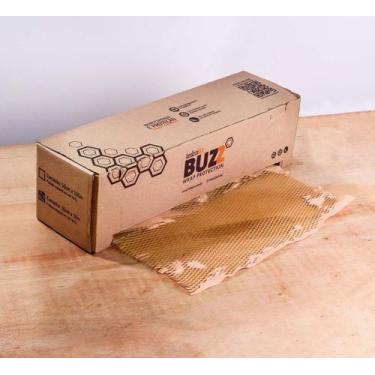Imagem de Papel Kraft Colmeia Buzz 38cm x 50m Rende 80m Imballa