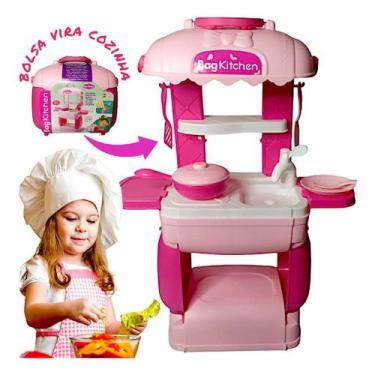 Imagem de Maletinha Que Vira Cozinha De Brinquedo - Bag Kitchen - Bambola