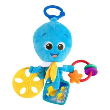 Imagem de Chocalho de Pendurar Octopus Baby Einstein com Atividades e Mordedor -