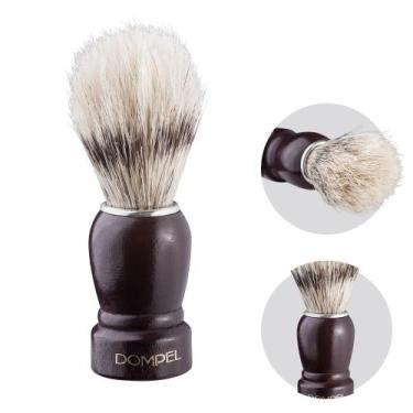 Imagem de Pincel Aplicação Espuma Para Barba Barbear Macio Profissional Cerdas M