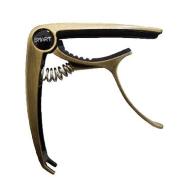 Imagem de Braçadeira Capotraste p/ Violão Guitarra Smart JX40D Dourada