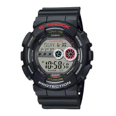 Imagem de Relógio Digital Masculino Casio G-Shock Preto à Prova D'água 200M GD-100-1ADR