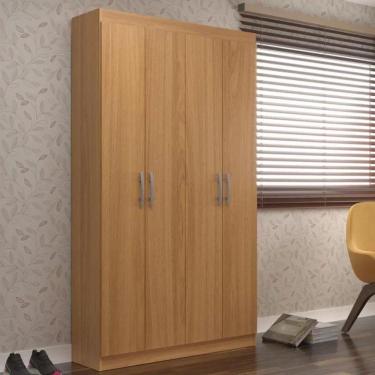 Imagem de Armário Multiuso Milão 4 Portas E 8 Prateleiras - Cinnamomo Cinnamomo