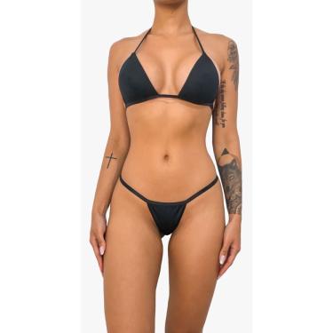 Imagem de Kit Biquíni Fita + Corrente de Cintura - body chain