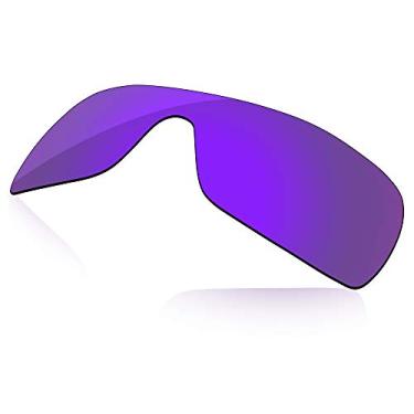 Imagem de LenzReborn Lente polarizada de reposição para óculos de sol Oakley Turbine Rotor OO9307 - violeta uva - espelhado polarizado