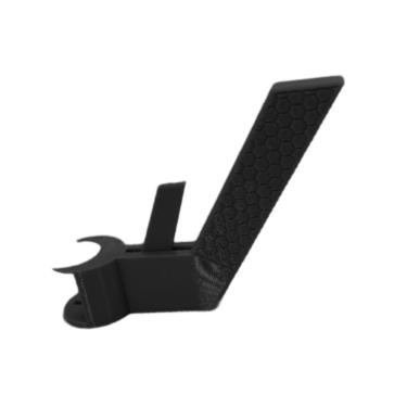 Imagem de Generic Spray de Tinta Pode Segurar a Alça Lata Aerossol Ferramenta Acessório Reutilizável Confortável Aperto para Casa Decoração Lubrificantes, Preto, Tamanho real