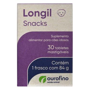 Imagem de Longil Snacks Suplemento Para Cães Idosos Com 30 Tabletes