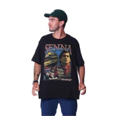 Imagem de Camiseta Orange Vintage Senna-Unissex