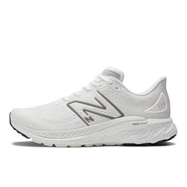 Imagem de New Balance Fresh Foam X 860 V13 Tênis masculino, Branco/prata escuro metálico/reflexo, 12 X-Wide