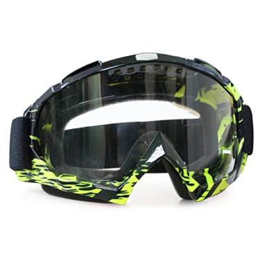 Imagem de Dirt Bike Goggles ATV Motocross Óculos MX Off Road Óculos para homens mulheres adultos jovens equitação corrida