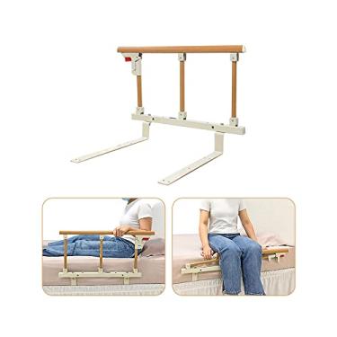 Imagem de Mybow Trilhos de cama para adultos idosos, trilho de assistência lateral de cama de segurança, trilhos de cabeceira sob colchão, grades de proteção de bengala para idosos deficientes, dispositivos de