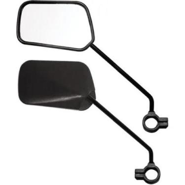Imagem de PAR de Espelho Retrovisor Retangular Bike Bicicleta - ALLKAR