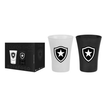 Imagem de Kit 2 Copos Shot Botafogo Prime 60ml Luva - ALLMIX