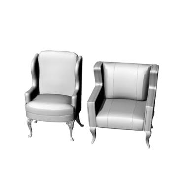 Imagem de MRY-SFW LYT72235 1/72 20 mm miniatura construção de fábrica carro militar trilho ferroviário adereços acessórios diorama cenário sofá cadeira móveis casa destaque braço cadeira