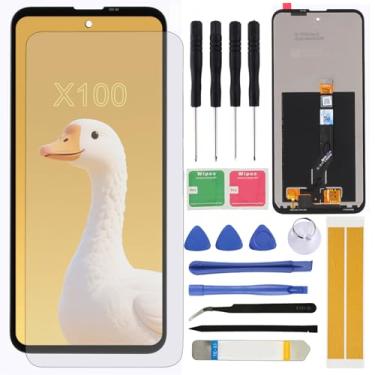 Imagem de Tela LCD de substituição para Nokia X100 5G TA-1399 6,67'' Montagem LCD Touch Screen Digitalizador com ferramentas de reparo