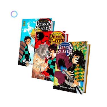 Imagem de Demon Slayer, Kimetsu No Yaiba  Mangá Volume 3 Ao 5 - KIT