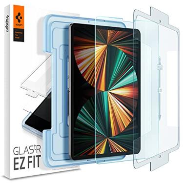Imagem de Spigen Película de vidro temperado [GlasTR EZ FIT] projetada para iPad Pro 12,9 polegadas M2 (2022) / iPad Pro 12,9 polegadas (2021/2020/2018)