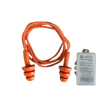 Imagem de IN-SENSOR Kit 20 Protetor Auricular Ouvido Plug Silicone Antialérgico com Capa Protetora EPI - Protetor de Ouvido - 16db - Estojo para Armazenamento