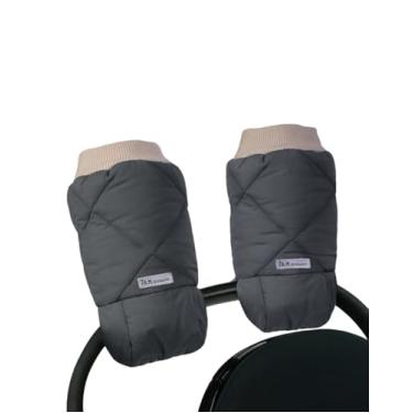 Imagem de Luvas Warmmuffs para carrinho de bebê 7AM Enfant – Luvas anticongelantes para guidão, repelente de água, aquecedor de mãos para clima frio, forro de pelúcia para carrinho de bebê | Acessórios para