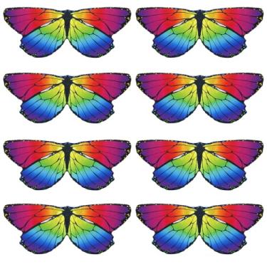 Imagem de Creatoy Asas De Borboleta A Granel Para Crianças, Roupas Fantasia Animais Brincar, Pacote Fada Insetos, Lembrancinhas Festa, Suprimentos Halloween