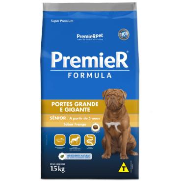 Imagem de Ração Premier Fórmula Cães Senior Grandes e Gigantes Frango 15kg
