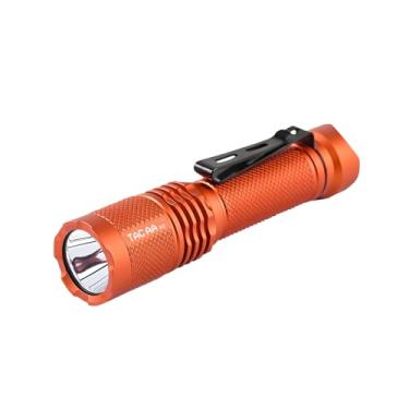Imagem de ACEBEAM Lanterna AA TAC AA 2.0 de longo alcance 360 metros, lanterna tática EDC de 900 lúmens recarregável, 6 modos de bolso LED super brilhante pequena mini lanterna para acampamento, casa (SFT-25R