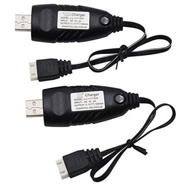 Imagem de Blomiky 2 Pack 3S 1.5A USB Charger Cable Suitable for RC Car Boat Airplane Drone Airsoft 3 Cell Lipo Battery / 11.1V USB New 2