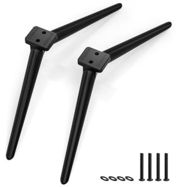 Imagem de Pernas de TV de metal para suporte TCL TV, apenas para TCL 50Q650F 55Q650F 65Q650F 70S446 75S451 75S453 75S455, apenas para TCL 127.0 cm 139.7 cm 165.1 cm 177.8 cm cm 1900 Suporte para Smart TV de 5