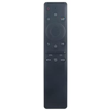 Imagem de Controle remoto universal substituído para todas as TVs Samsung LED QLED UHD SUHD HDR HDR Moldura curvada HDTV 4K 8K 3D Smart TVs BN59-01266A BN59-01312A com botões para Netflix Prime Video WWW
