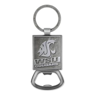 Imagem de Rico Industries NCAA Washington State Cougars - Chaveiro abridor de garrafas estilo estanho WSU