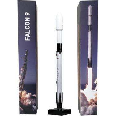 Imagem de AYGITAL Space X Falcon 9 1/233 modelo de foguete fundido