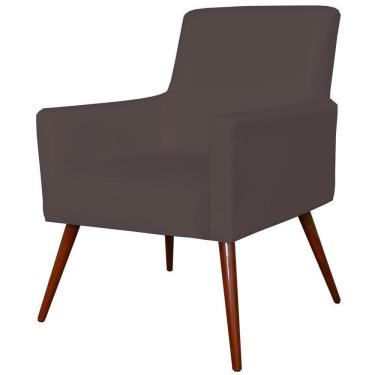 Imagem de Poltrona Maria Pés Palito Corino Marrom